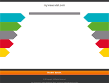Tablet Screenshot of mywawavist.com